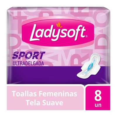 Higiénica Ladysoft Sport Ud Suave Ala 8 Un