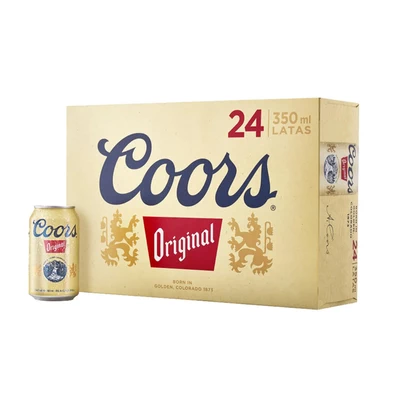 Cerveza Coors Lata 24 x 350 cc