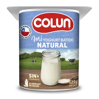 Yoghurt Colun Natural 125 Gr