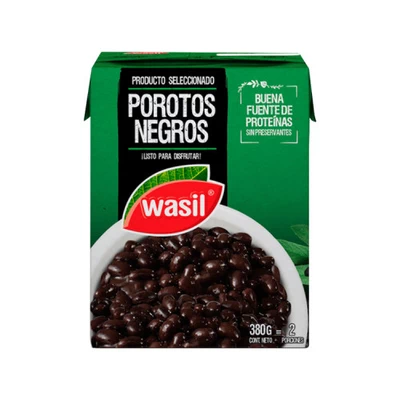 Porotos Wasil Negro Tetra 380 Grs