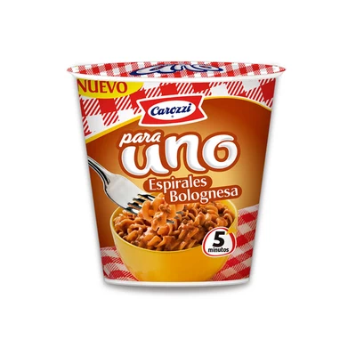 Pasta Para Uno Carozzi Bolognesa 70 gr