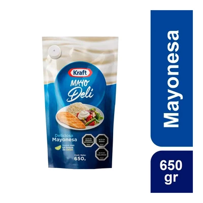 Mayonesa Kraft Deli Doypack 650 Gr