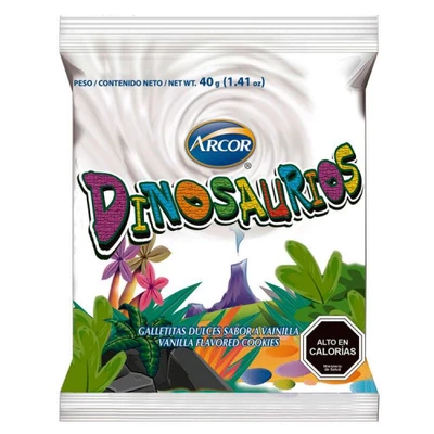 Galleta Dos En Uno Mini Dinosaurios 35 Gr