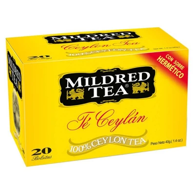 Té Mildred Ceylan 20 Bolsitas