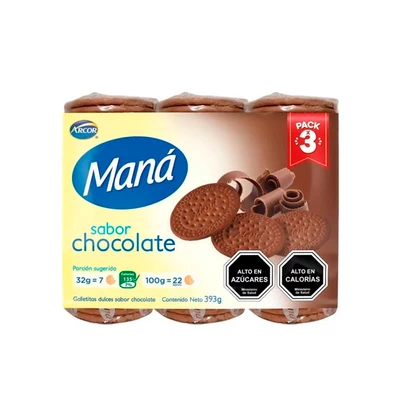 Galleta Mana Chocolate 131 gr
