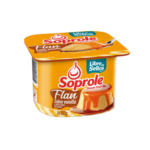Flan Vainilla Soprole 110 Grs