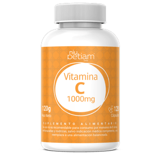 Vitamina C 1g 120 capsulas