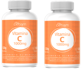 Pack Vitamina C 1g 120 capsulas