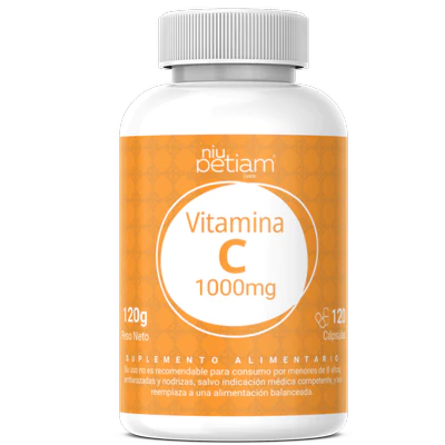 Vitamina C 1g 120 capsulas