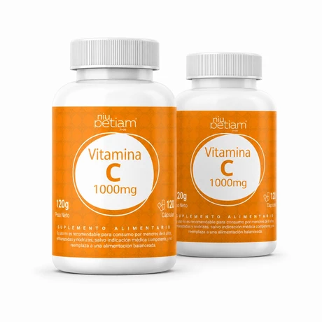 Pack Vitamina C 1g 120 capsulas