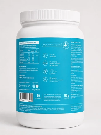 NiuPetiam alta Pureza 60 porciones Colágeno Hidrolizado en polvo sin sabor, ni olor - vista alternativa
