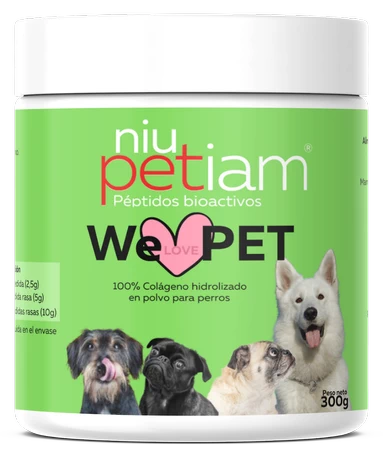 Colágeno Hidrolizado para Perros WeLovePet de NiuPetiam