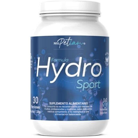 Hydro sport exquisita bebida en polvo para hidratación y recuperación. Electrolitos + aminoácidos + ZMA