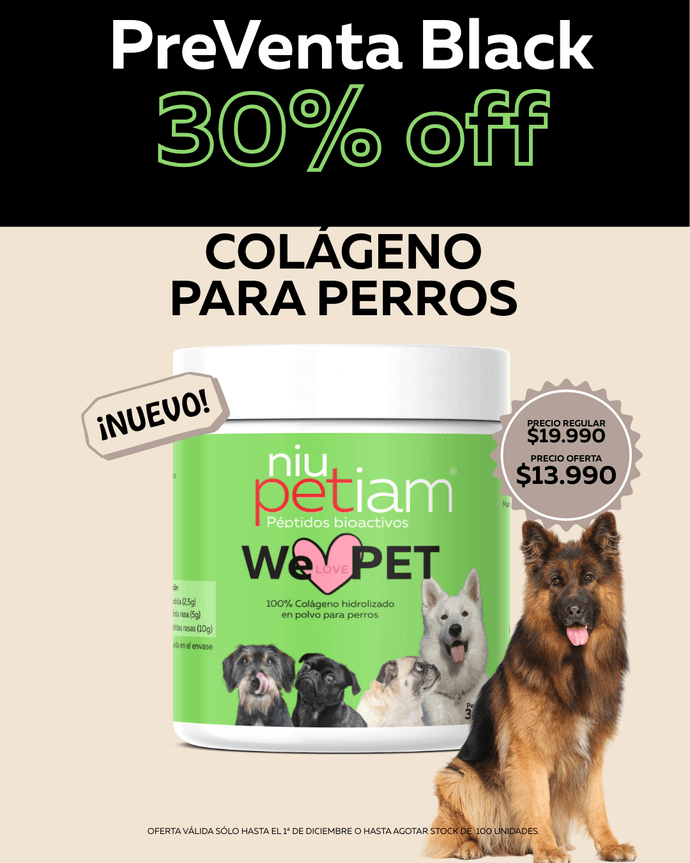 Colágeno Hidrolizado para Perros WeLovePet de NiuPetiam - PreVenta Black.png
