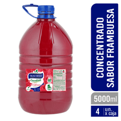 Jugo Concentrado Frambuesa 5lt - Caja 4 Unidades
