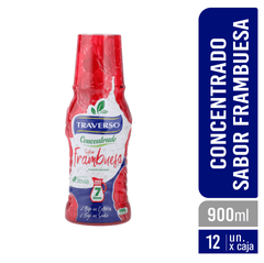 Jugo Concentrado Frambuesa 900ml - Caja 12 Unidades