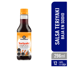 Salsa Teriyaki Baja en Sodio 296ml