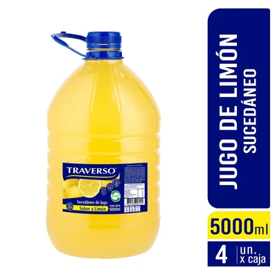 Jugo de Limón 5lt - Caja 4 Unidades