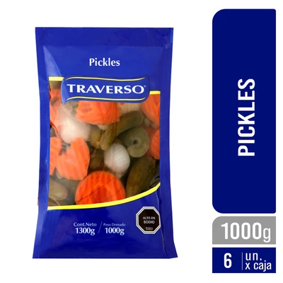 Pickles 1 kg - Caja 6 Unidades