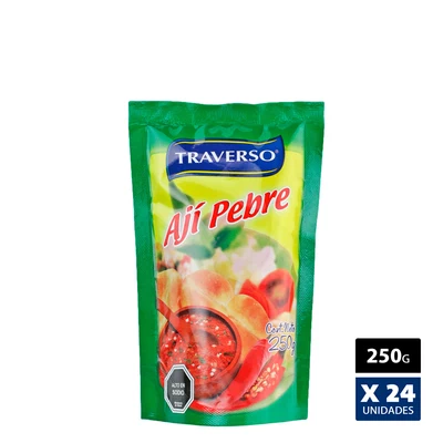 Ají Pebre Doypack 250g - Caja 24 Unidades