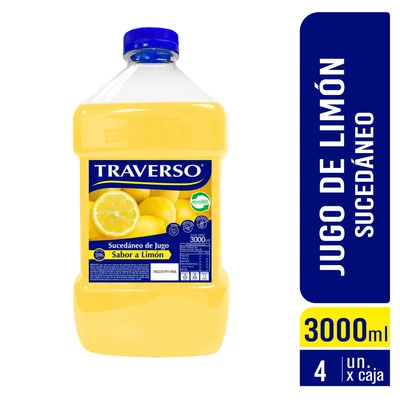 JUGO LIMON TRAVERSO 4X3000 PET