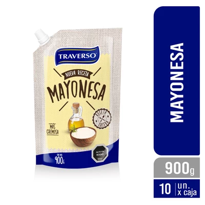 Mayonesa Nueva Receta 900 gr, caja de 10 unidades