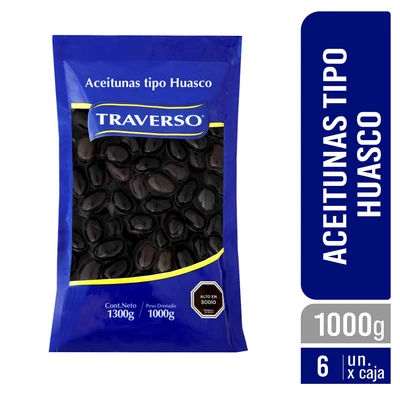 Aceituna Huasco 1kg - Caja 6 Unidades
