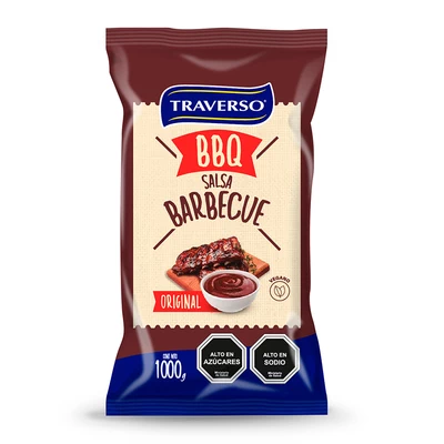 SALSA BARBECUE TRAVERSO 10x1000 BOLSA