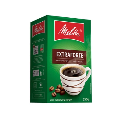 CAFÉ TOSTADO Y MOLIDO EXTRAFUERTE MELITTA 20X250gr CAJA