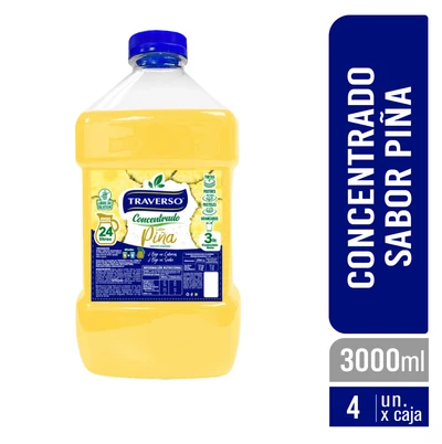 JUGO PIÑA TRAVERSO 4x3000 PET