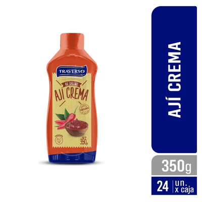 Ají Crema  Envase Squeeze 350g - Caja 24 Unidades