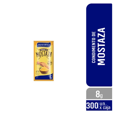 Mostaza  - Sachet 8g - Caja 300 Unidades