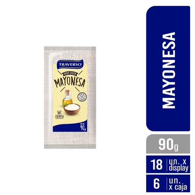 MAYONESA TRAVERSO 108x90 SACHET