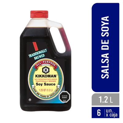 Salsa de Soya 1,2lt. - Caja 6 Unidades