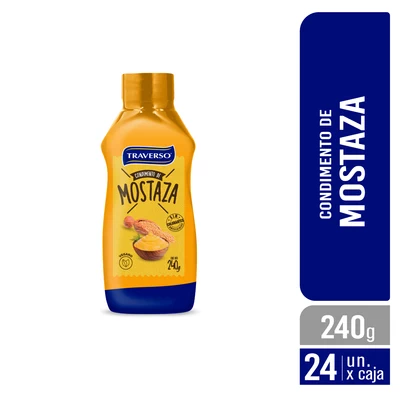 Mostaza - Envase Squeeze 240g - Caja 24 Unidades
