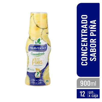 Jugo Concentrado Piña 900ml - Caja 12 Unidades