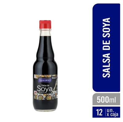 Salsa de Soya Vidrio 500ml - Caja 12 Unidades