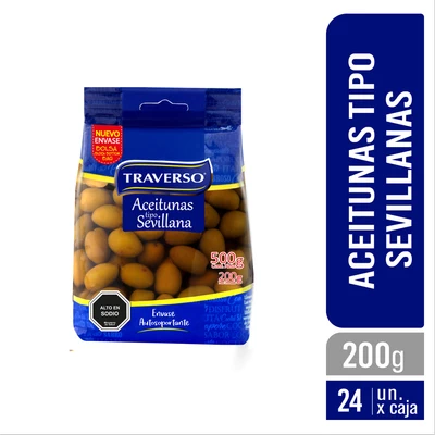 Aceituna Sevillana 200gr - Caja 24 Unidades