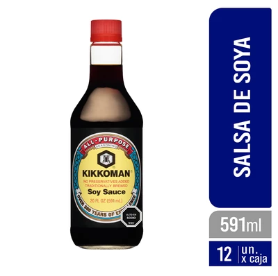 Salsa de Soya 591ml - Caja 12 Unidades