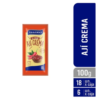 Ají Crema Sachet 100g - Caja 108 Unidades