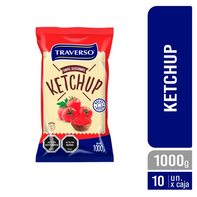 Ketchup Bolsa 1kg - Caja 10 Unidades