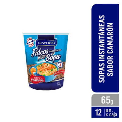 Sopa Instantánea Camarón - Caja 12 Unidades