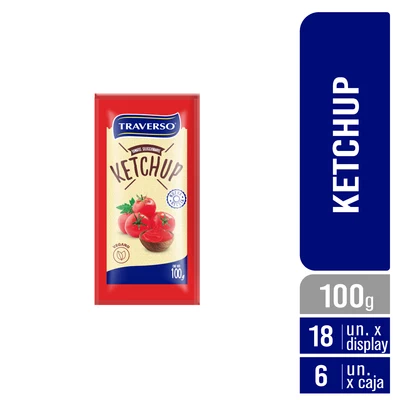Ketchup Sachet 100g - Caja 108 Unidades