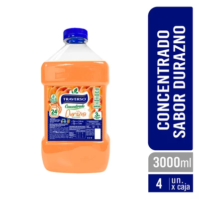 JUGO DURAZNO TRAVERSO 4x3000 PET