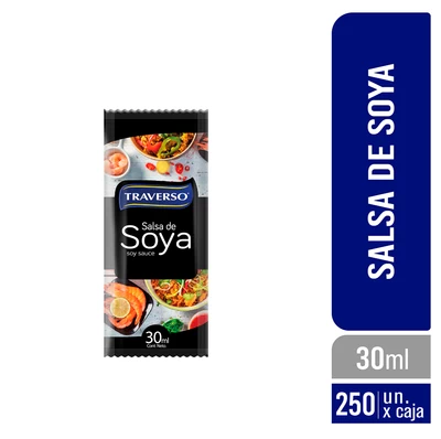 Salsa de Soya Sachet - Caja 250 Unidades