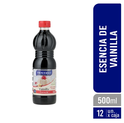 Esencia de Vainilla 500ml - Caja 12 Unidades