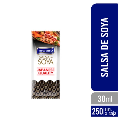 Salsa de Soya Premium Sachet - Caja 250 unidades 