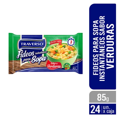 Fideos para Sopa Verduras - Caja 24 Unidades