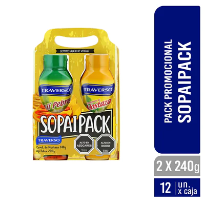 Sopaipack - Caja 12 Unidades