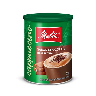 CAPPUCCINO CHOCOLATE MELITTA 24x200gr LATA